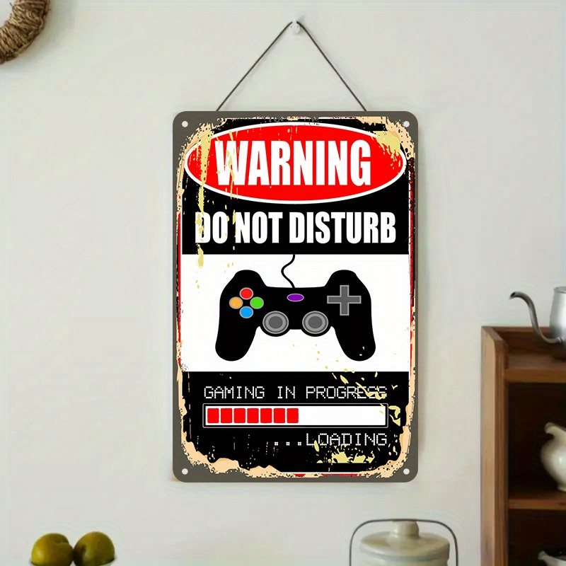 Gaming Controller - Panneau en métal « Ne pas