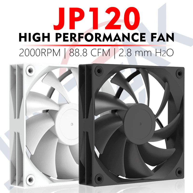 Pc Gaming Liquid - JUMPEAK JP120 120mm ventilateur 2000 tr/min