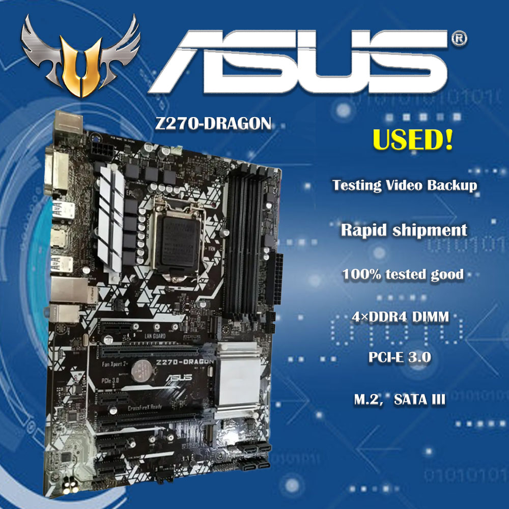 Pc Gaming Core I5 - Carte mère pour Bali PRIcloser Z270-DRAGON