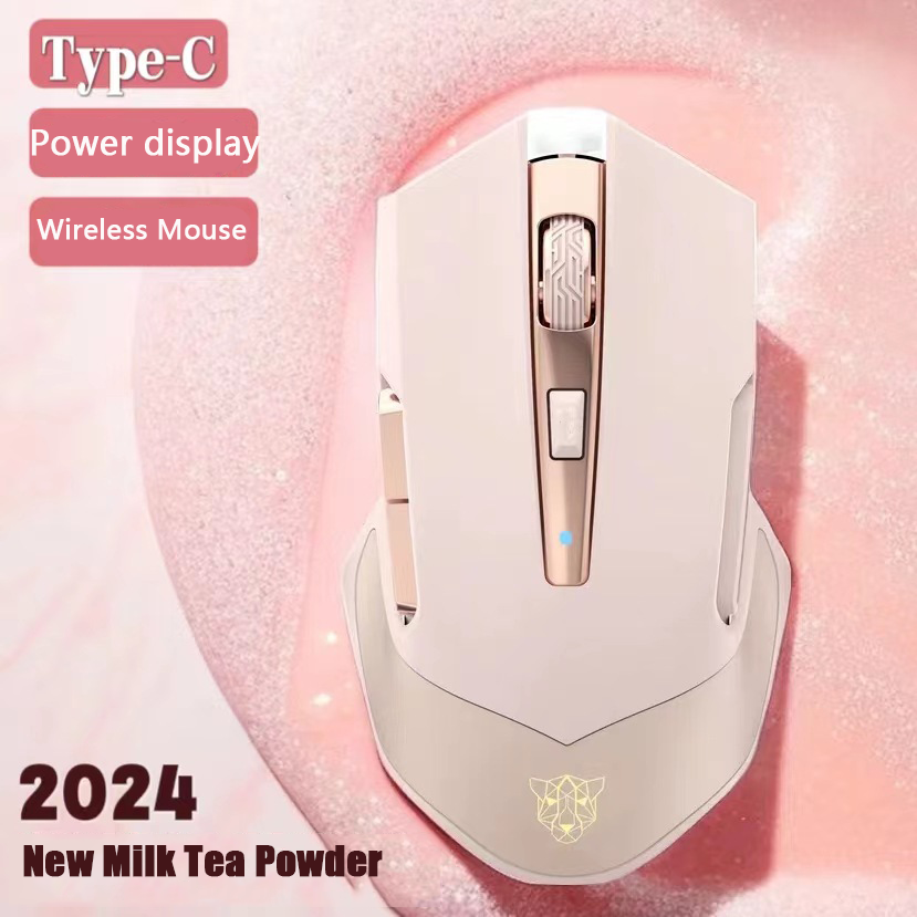 Pc Gaming Pink - Souris de jeu sans fil Type-C