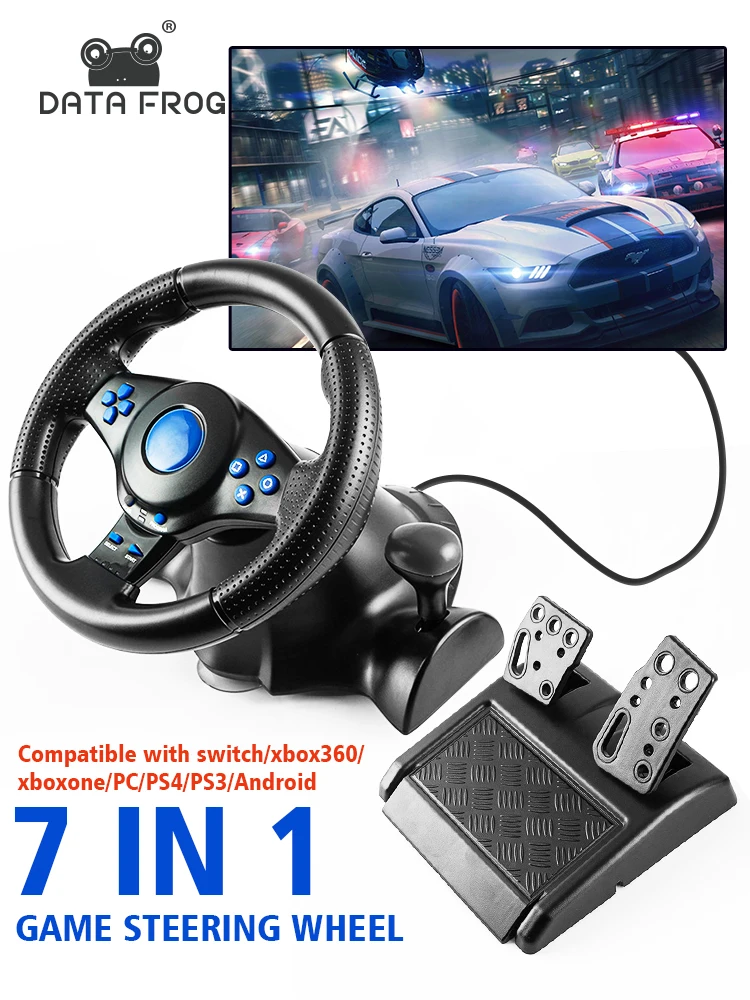 Pc Gaming Windows 7 - Volant de course DATA FROG avec