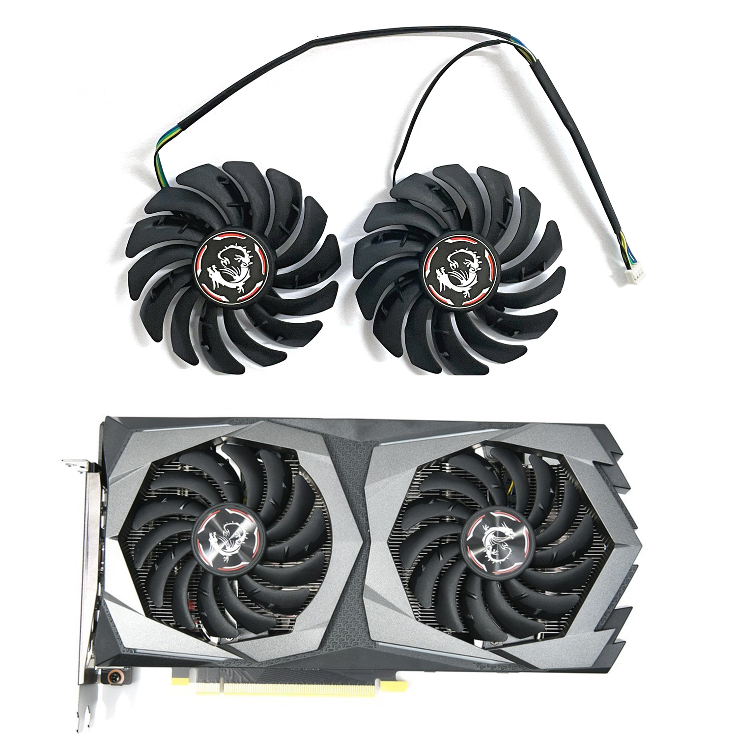 Pc Gaming Gtx 1660 - PLD09210B12HH PLD09210S12HH 85MM 4PIN GTX1660 refroidisseur