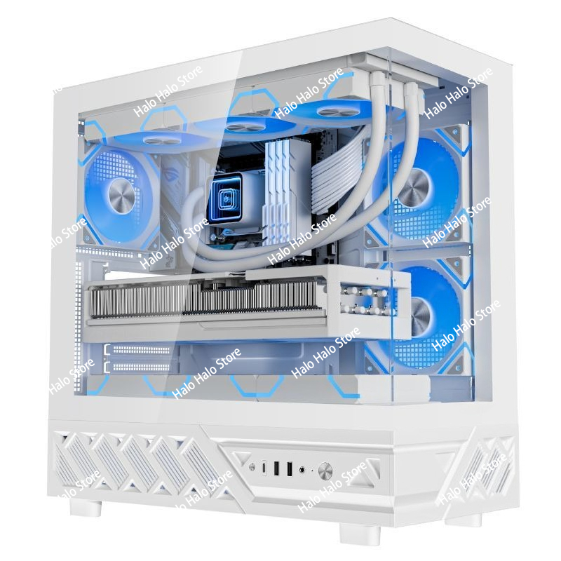 Boîtier PC ATX blanc Seaview,  - Pc Gaming Liquid avis et prix