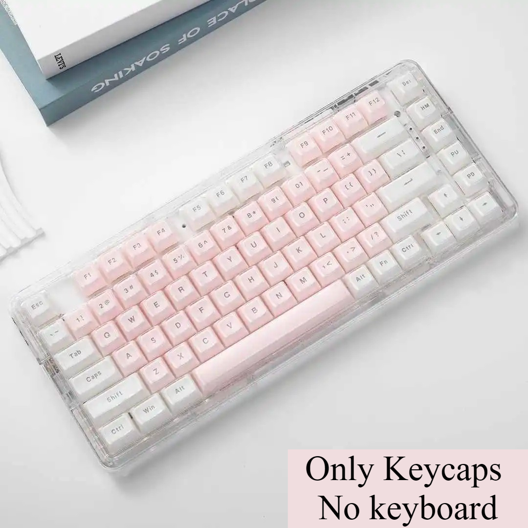 Clavettes transparentes en cri - Pc Gaming Pink avis et prix