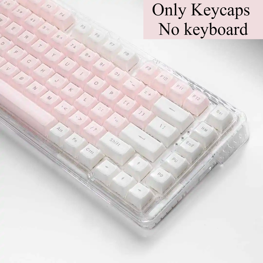 Clavettes transparentes en cri - Pc Gaming Pink avis et prix