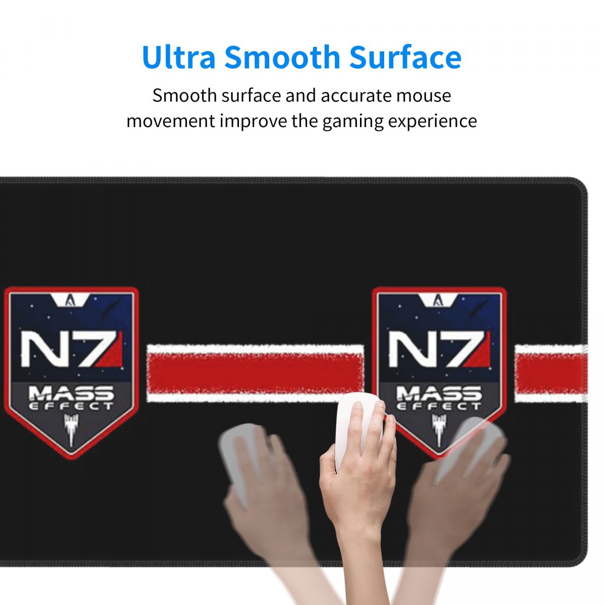 Grand tapis de souris N7 New I - Pc Gaming Icon avis et prix