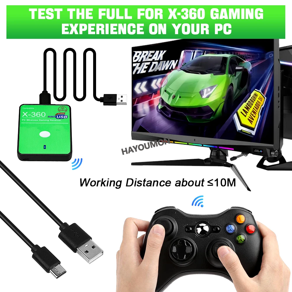 Récepteur de jeu sans fil, con - Pc Gaming Windows 7 avis et prix