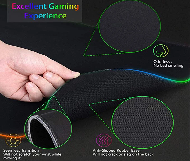 Tapis de souris XXL RGB HD mig - Pc Gaming Girl avis et prix