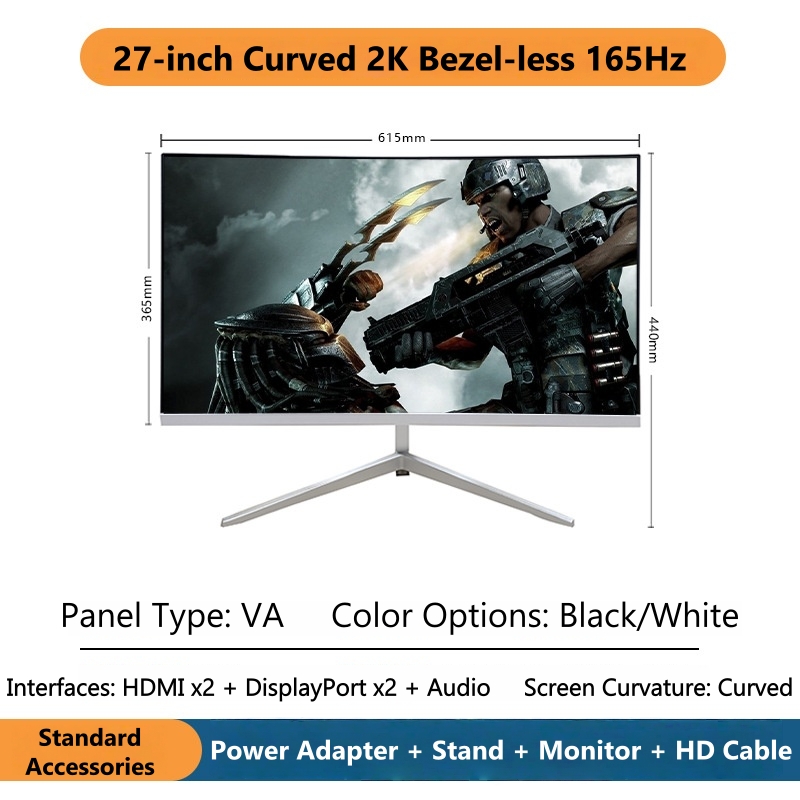 Moniteur de jeu incurvé 27 pou - Pc Gaming Ultrawide Monitor avis et prix