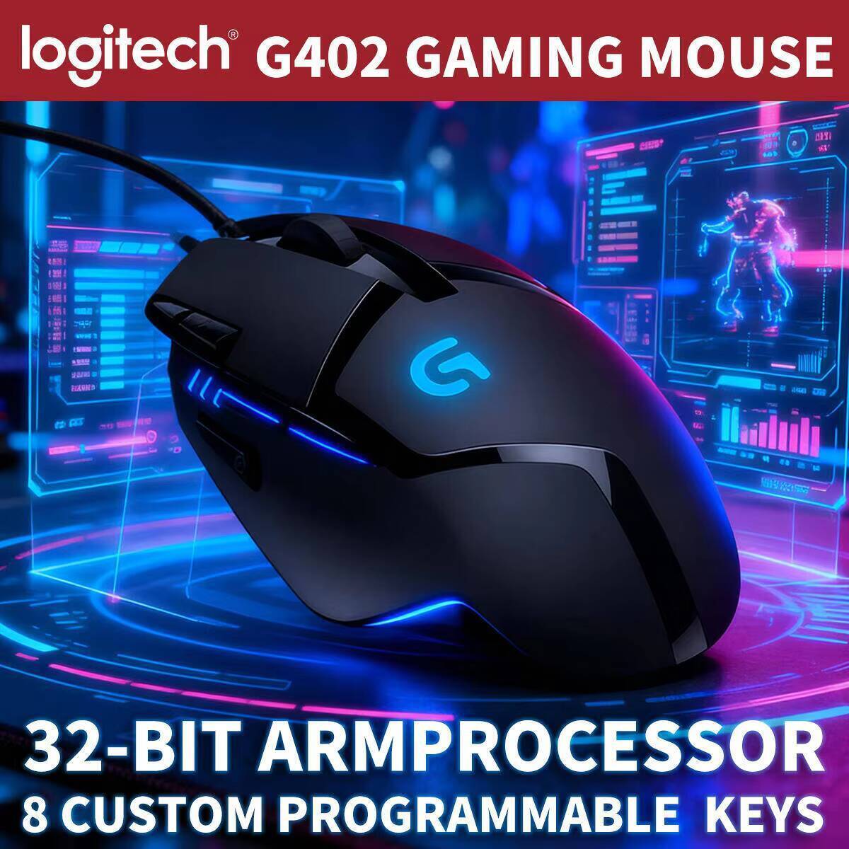 Souris de jeu Logitech G402, m - Pc Gaming Logitech avis et prix