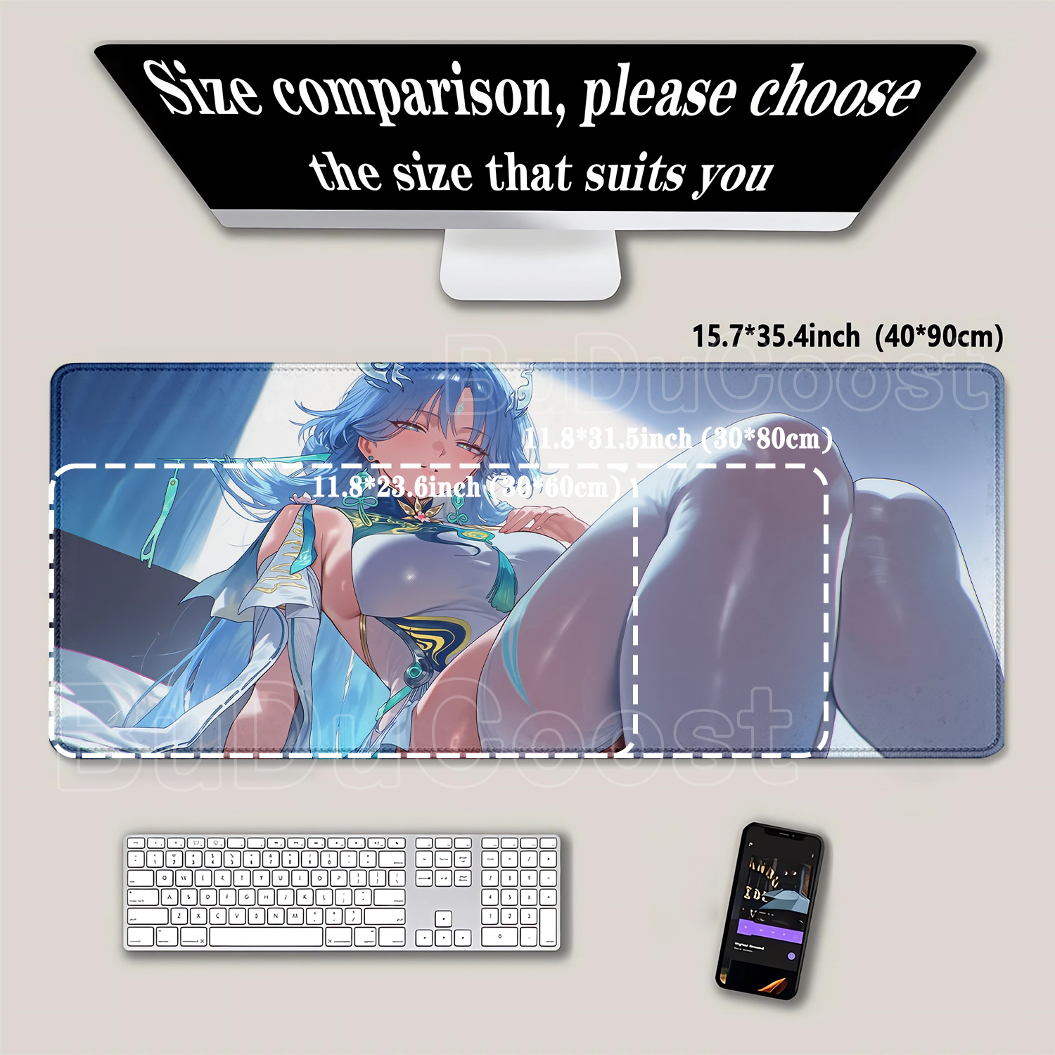 Tapis de souris Qingxiao Wuthe - Pc Gaming Girl avis et prix