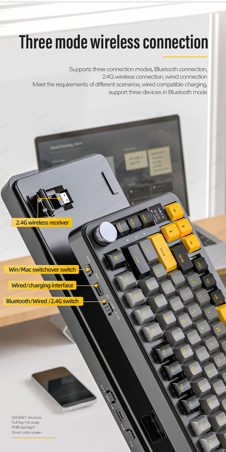Clavier mécanique AL66 2024, e - Pc Gaming Lounge avis et prix