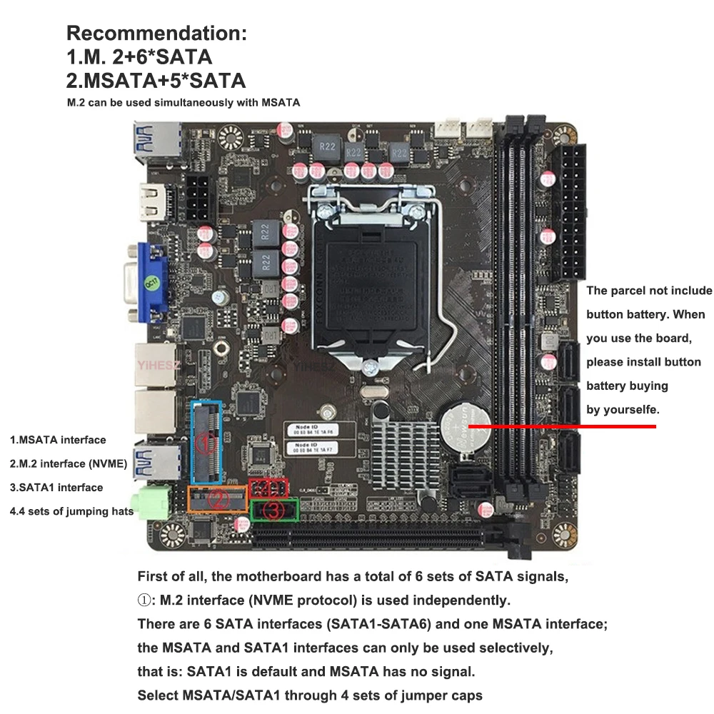 Carte mère B365 Mini-ITX LGA 1 - Pc Gaming Core I5 avis et prix