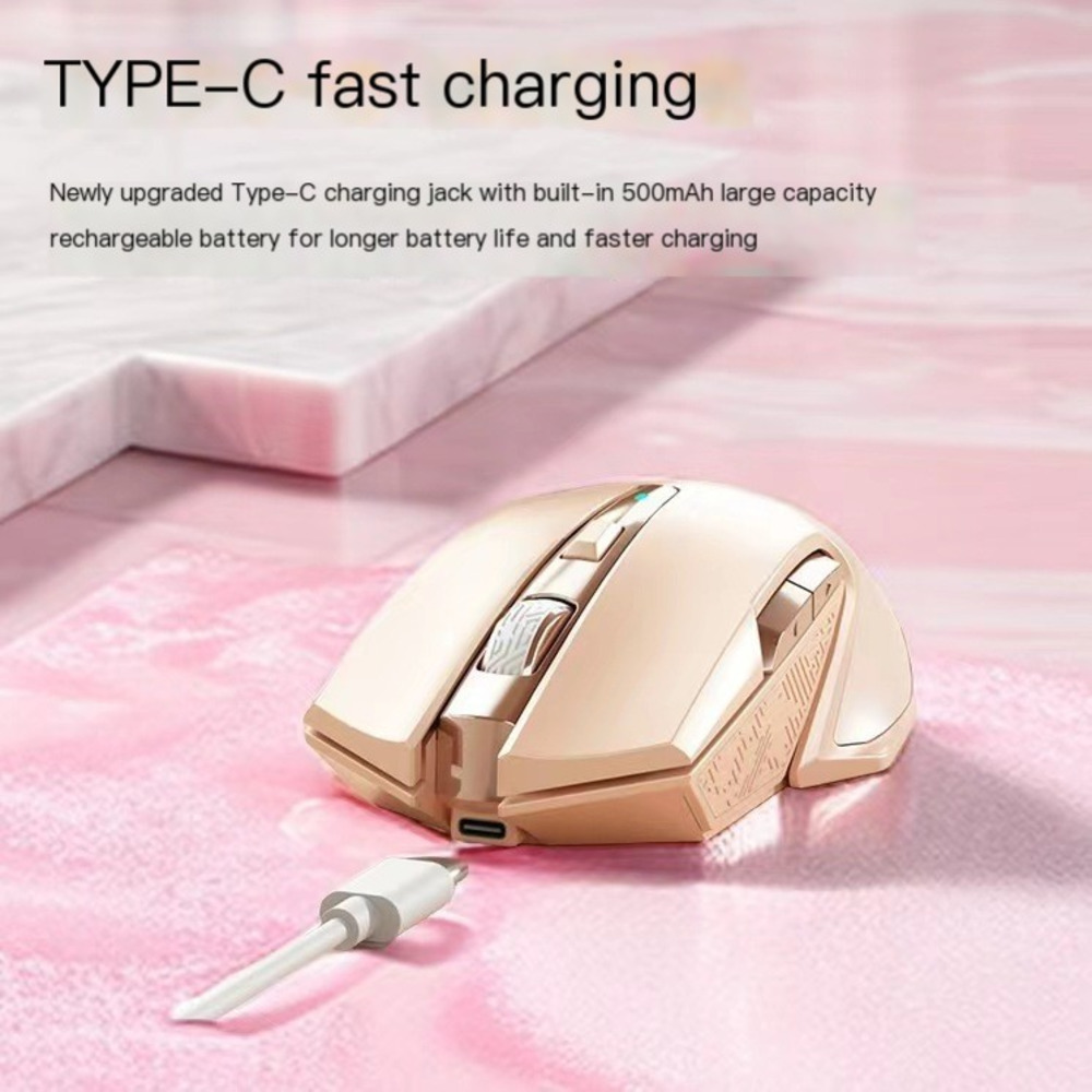 Souris de jeu sans fil Type-C  - Pc Gaming Pink avis et prix