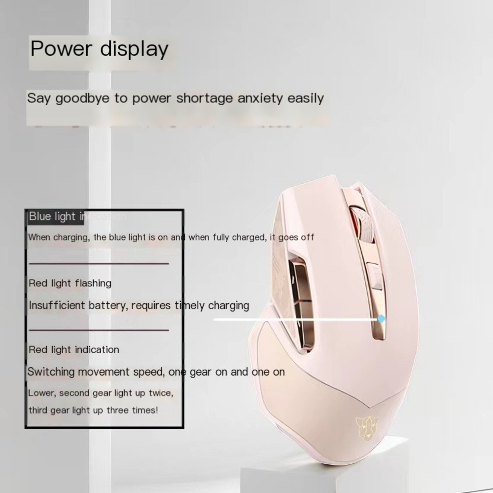 Souris de jeu sans fil Type-C  - Pc Gaming Pink avis et prix